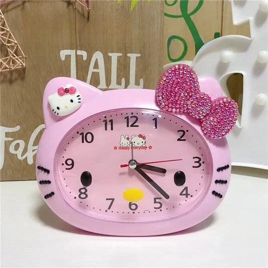Hello Kitty Silent Alarm Clock - Gifts For Anime Lovers