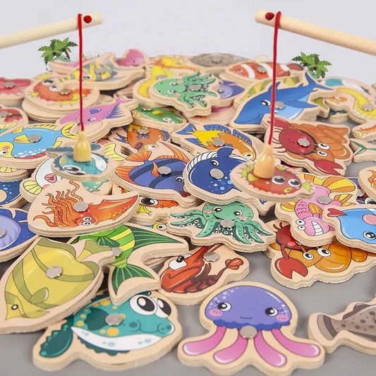 Montessori Fishing Toy Set – 10-Piece Interactive Learning Game