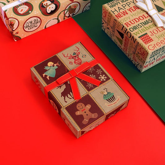 Vintage Kraft Gift Wrap - 80g Elegant Paper for All Occasions