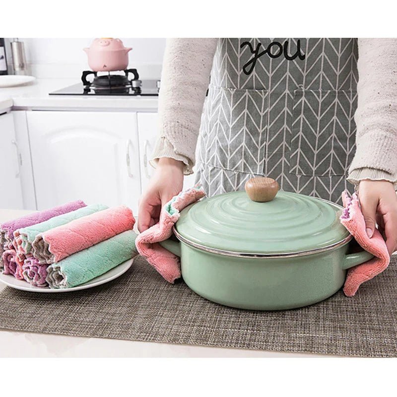 10PCS Microfiber Kitchen Cleaning Towels - Cake Pops Parties