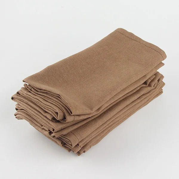 12 - Piece Cotton Linen Napkins Set - Cake Pops Parties