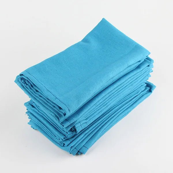 12 - Piece Cotton Linen Napkins Set - Cake Pops Parties