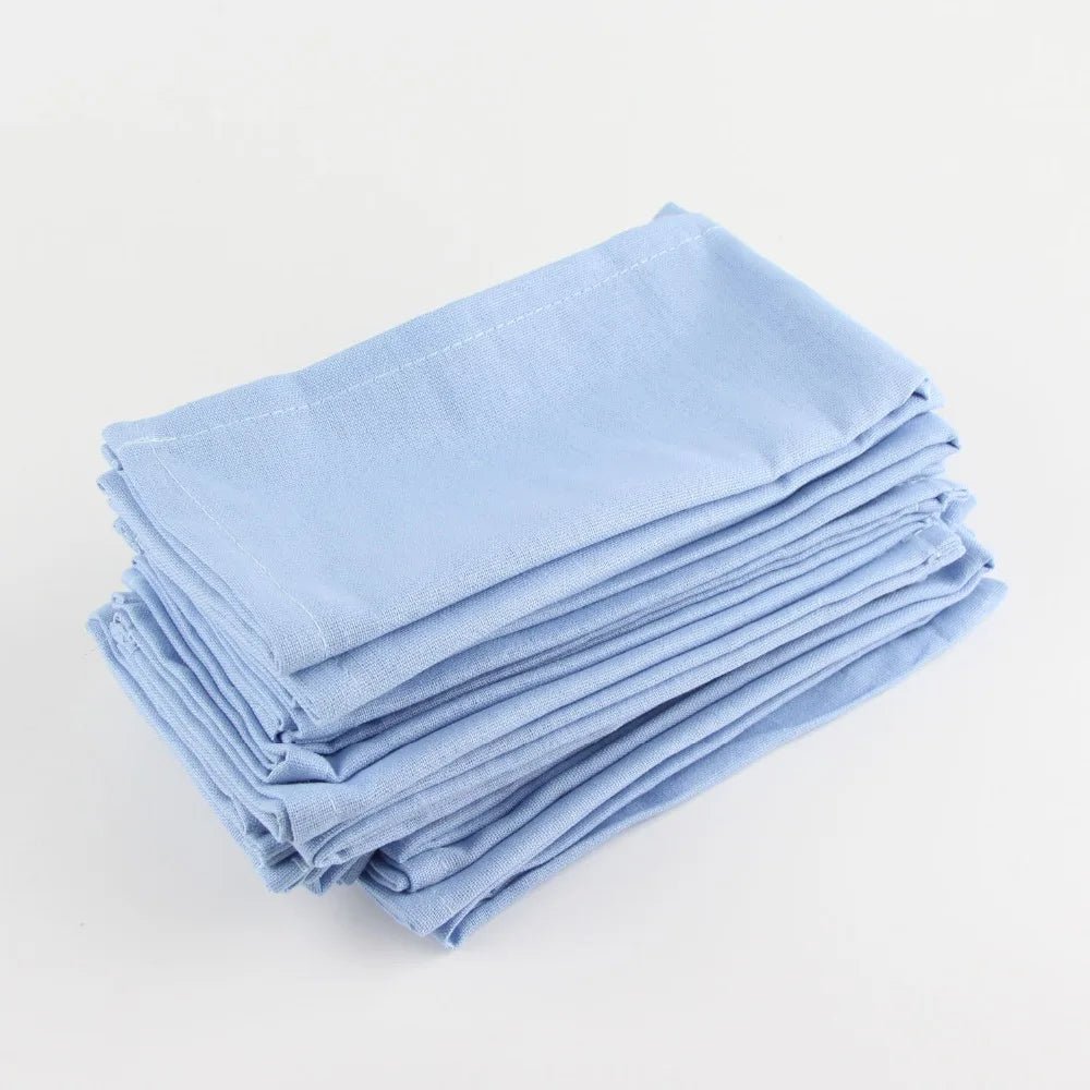 12 - Piece Cotton Linen Napkins Set - Cake Pops Parties