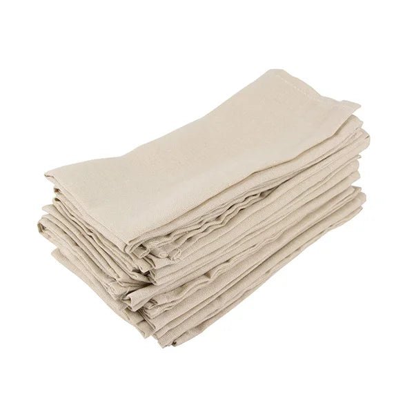 12 - Piece Cotton Linen Napkins Set - Cake Pops Parties
