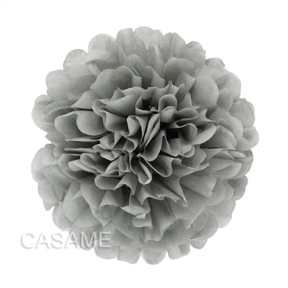 Delightful 15Cm tissue paper pom poms by Faron, crafted for birthday and wedding decorations.