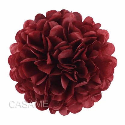 Lively 15Cm tissue paper pom poms from Faron, ideal for any party decoration theme.