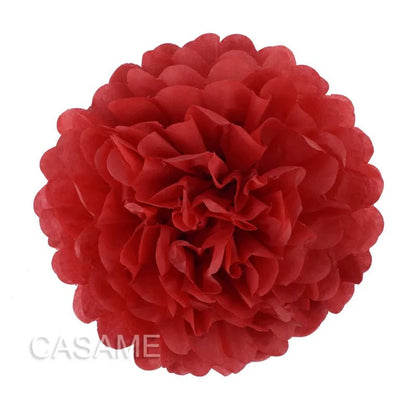 15Cm vibrant tissue paper pom poms from Faron, joyful decorations for birthdays and weddings.