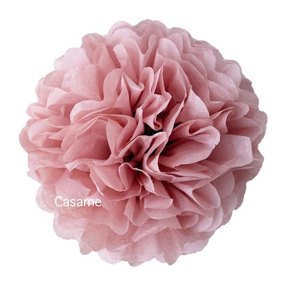15Cm colourful tissue paper pom poms by Faron, elevate any birthday or event décor.