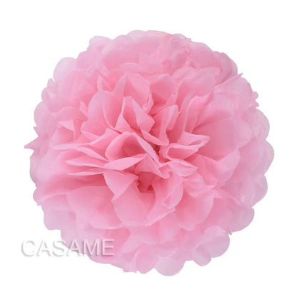 15Cm tissue paper pom poms by Faron in vibrant colours, perfect for enhancing party atmospheres.