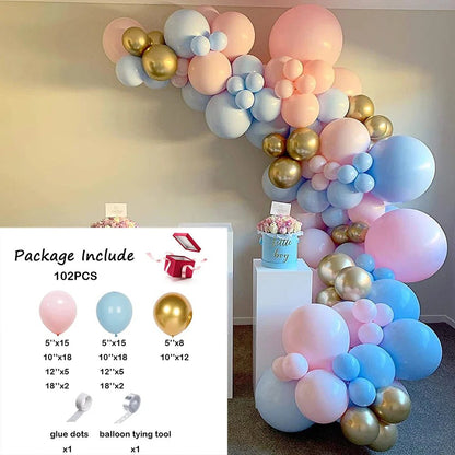 Balloon Arch Kit Baby Shower Decoration - Cake Pops Parties