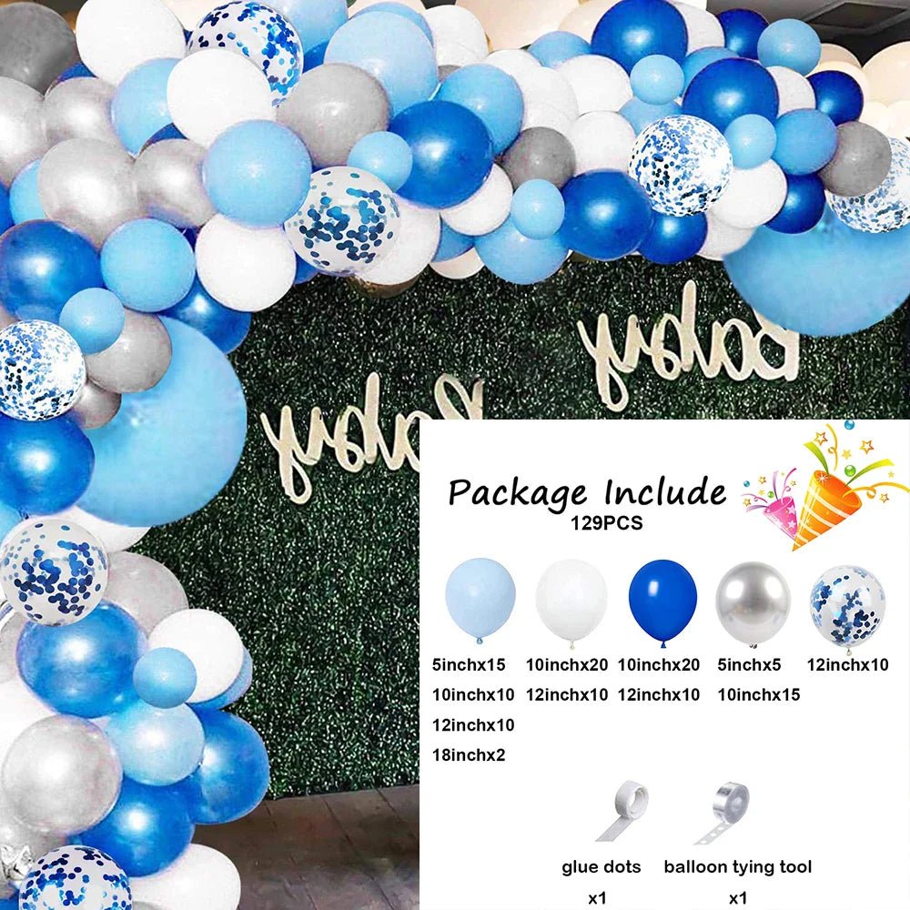 Balloon Arch Kit Baby Shower Decoration - Cake Pops Parties