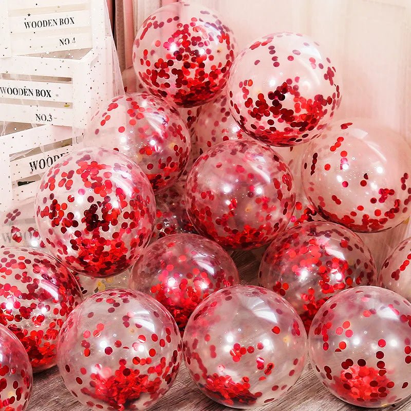 Confetti Wedding Party Balloons - Cake Pops Parties