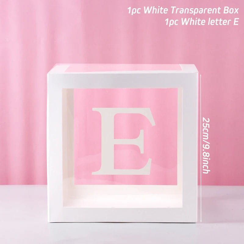 Custom Transparent Balloon Box - Cake Pops Parties