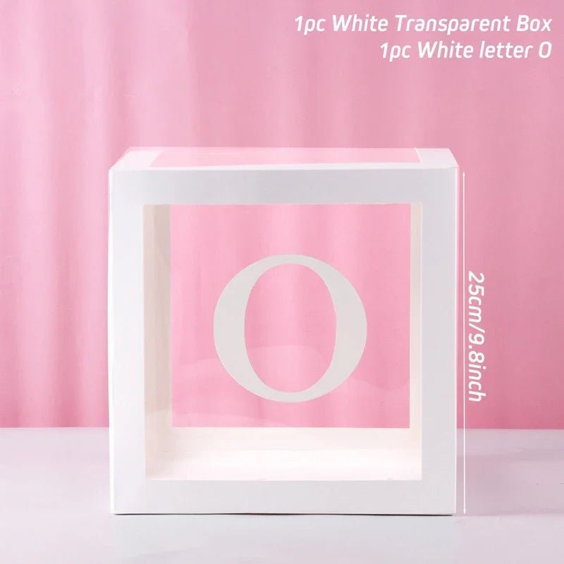 Custom Transparent Balloon Box - Cake Pops Parties