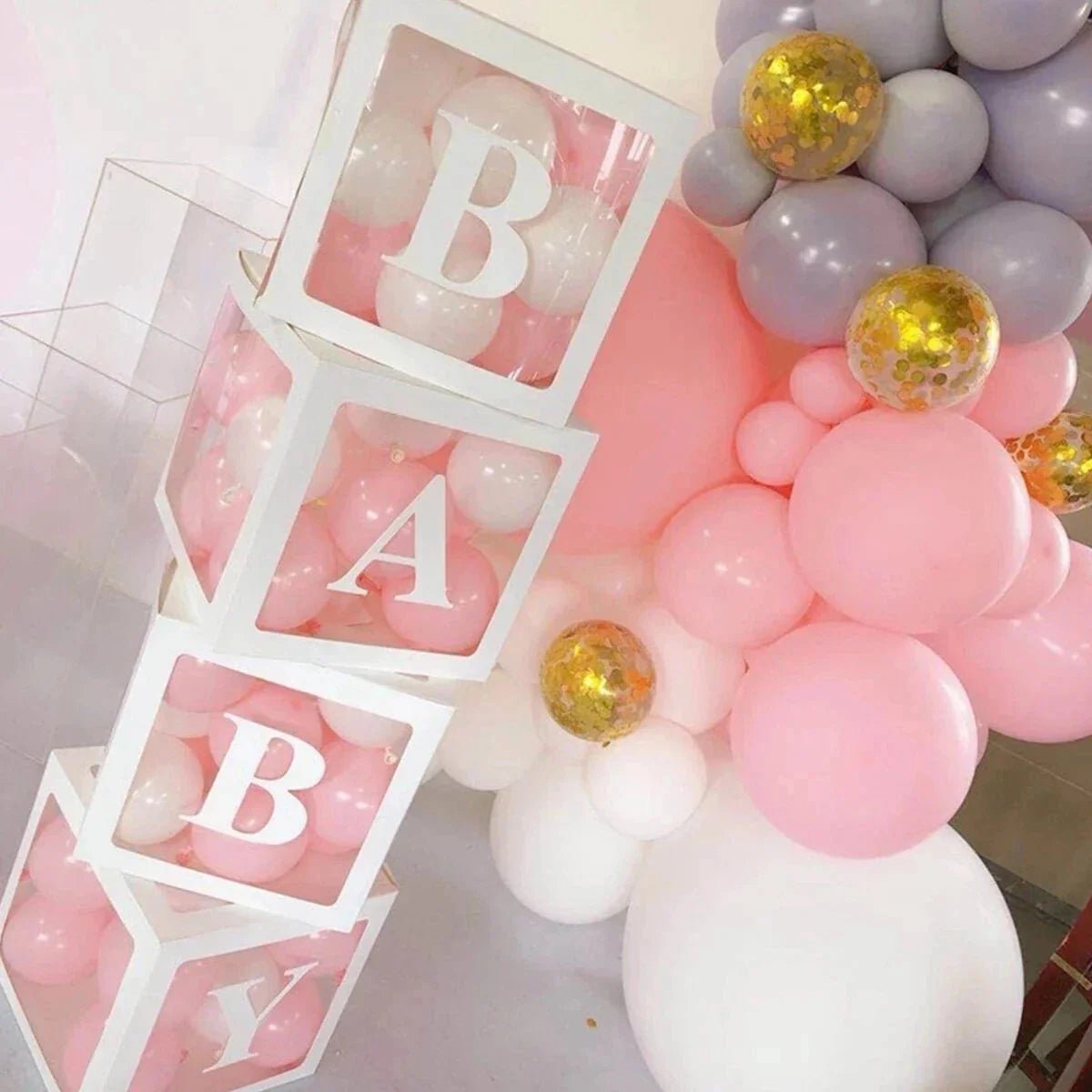 Custom Transparent Balloon Box - Cake Pops Parties