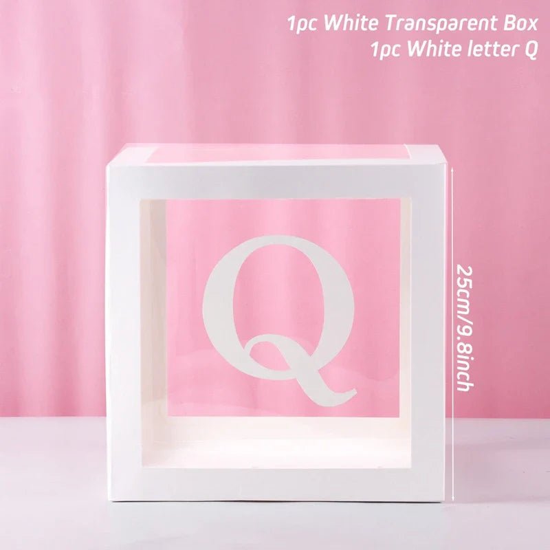 Custom Transparent Balloon Box - Cake Pops Parties