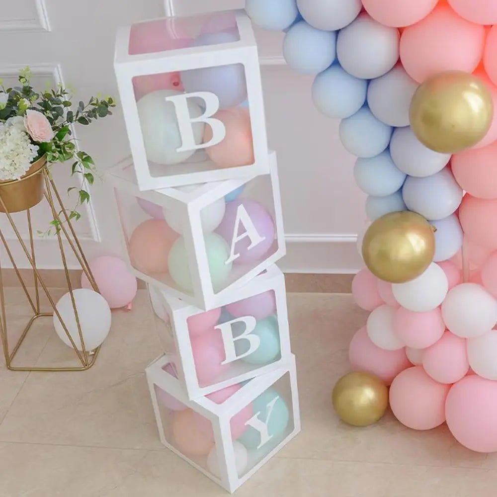 Custom Transparent Balloon Box - Cake Pops Parties