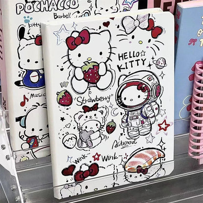 Cute Hello Kitty Pochacco A5 Notebook Hardshell Student Book - Cake Pops Parties