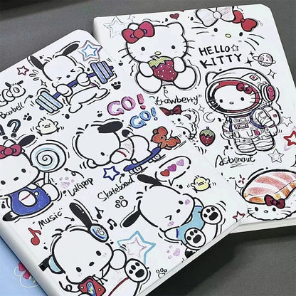 Cute Hello Kitty Pochacco A5 Notebook Hardshell Student Book - Cake Pops Parties