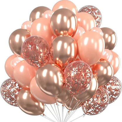 Gold Confetti Metallic Balloons - Party Decor - Cake Pops Parties