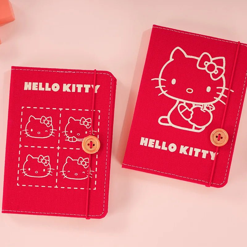 Hello Kitty A6 Fabric Notebook Cute Student Diary Gift - Cake Pops Parties