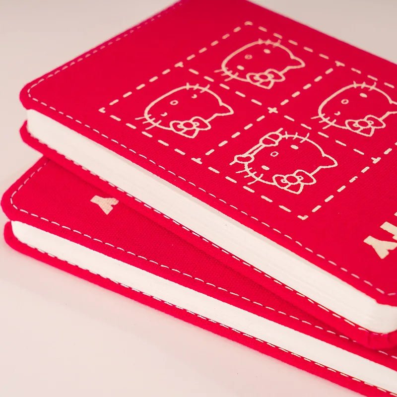 Hello Kitty A6 Fabric Notebook Cute Student Diary Gift - Cake Pops Parties