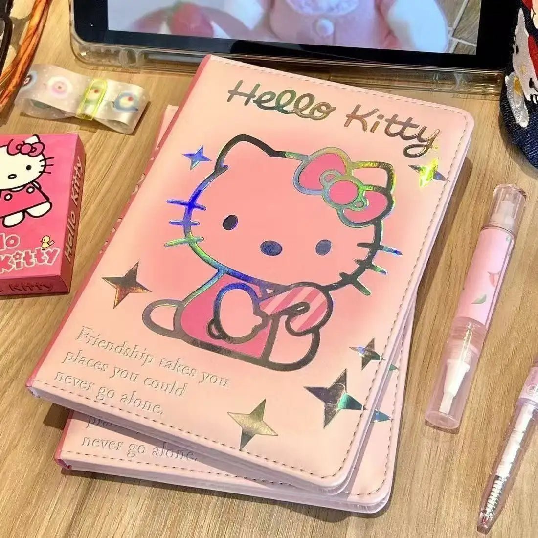 Hello Kitty A6 Notebook Cute Student Diary Coloring Pages Gift - Cake Pops Parties