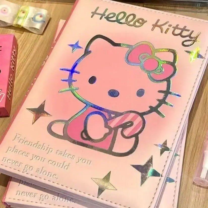 Hello Kitty A6 Notebook Cute Student Diary Coloring Pages Gift - Cake Pops Parties