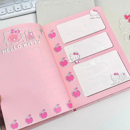 Hello Kitty Journal Thick Paper Colored Pages School Diary Gift - Cake Pops Parties