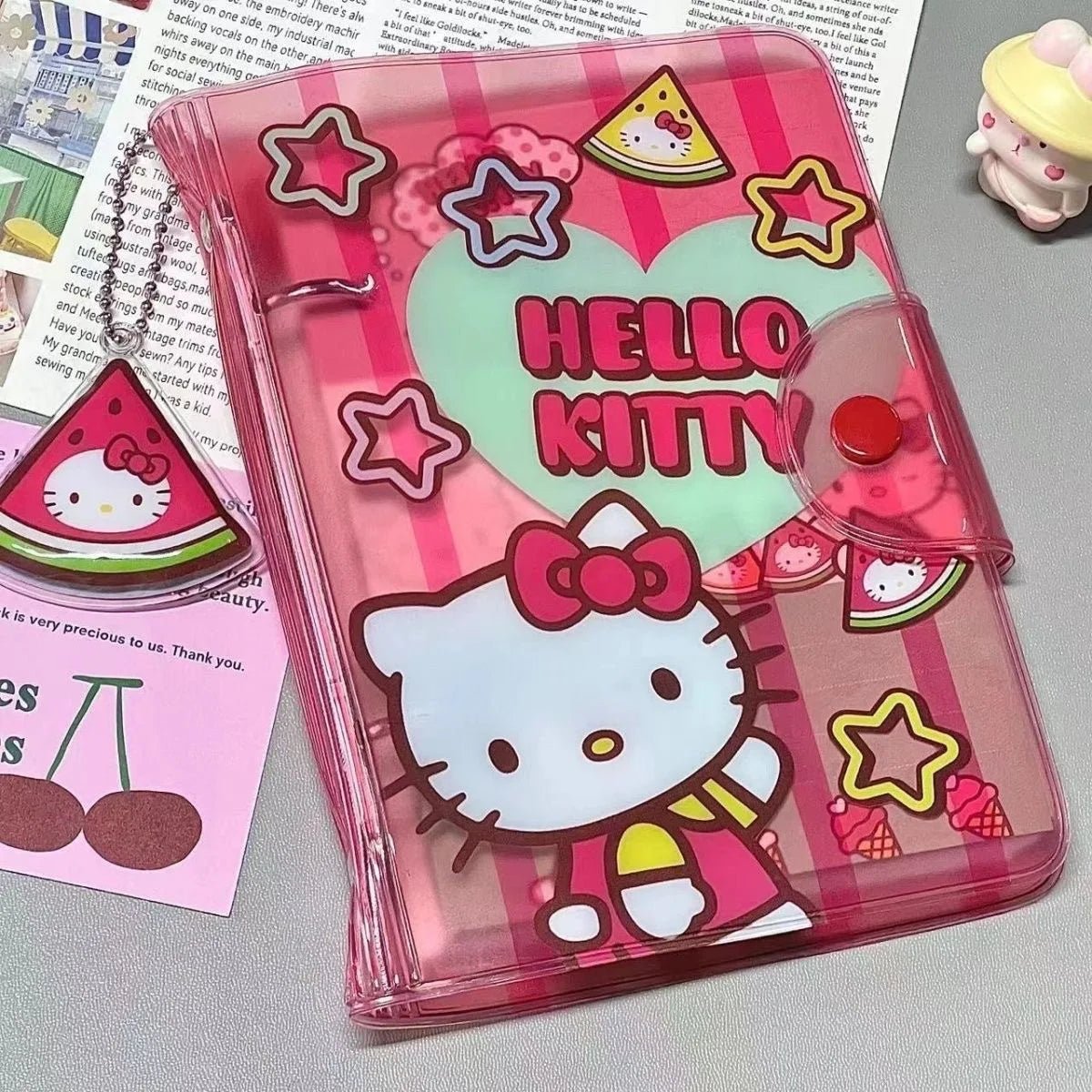 Hello Kitty Kawaii Notebook Cute Diary School Stationery Gift - Cake Pops Parties