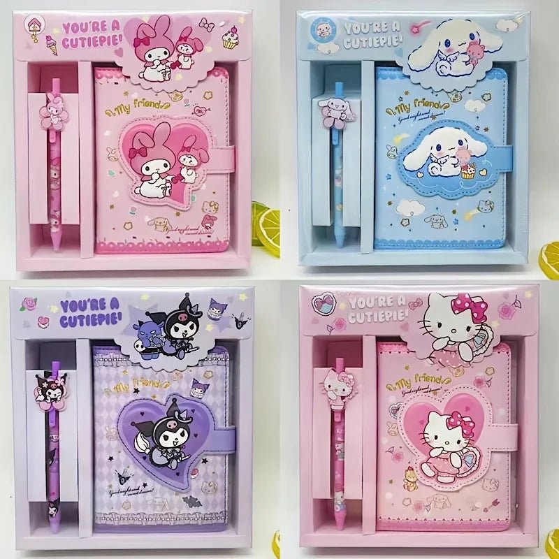Hello Kitty Kuromi Notebook Cute Stationery Set School Supplies - Cake Pops Parties