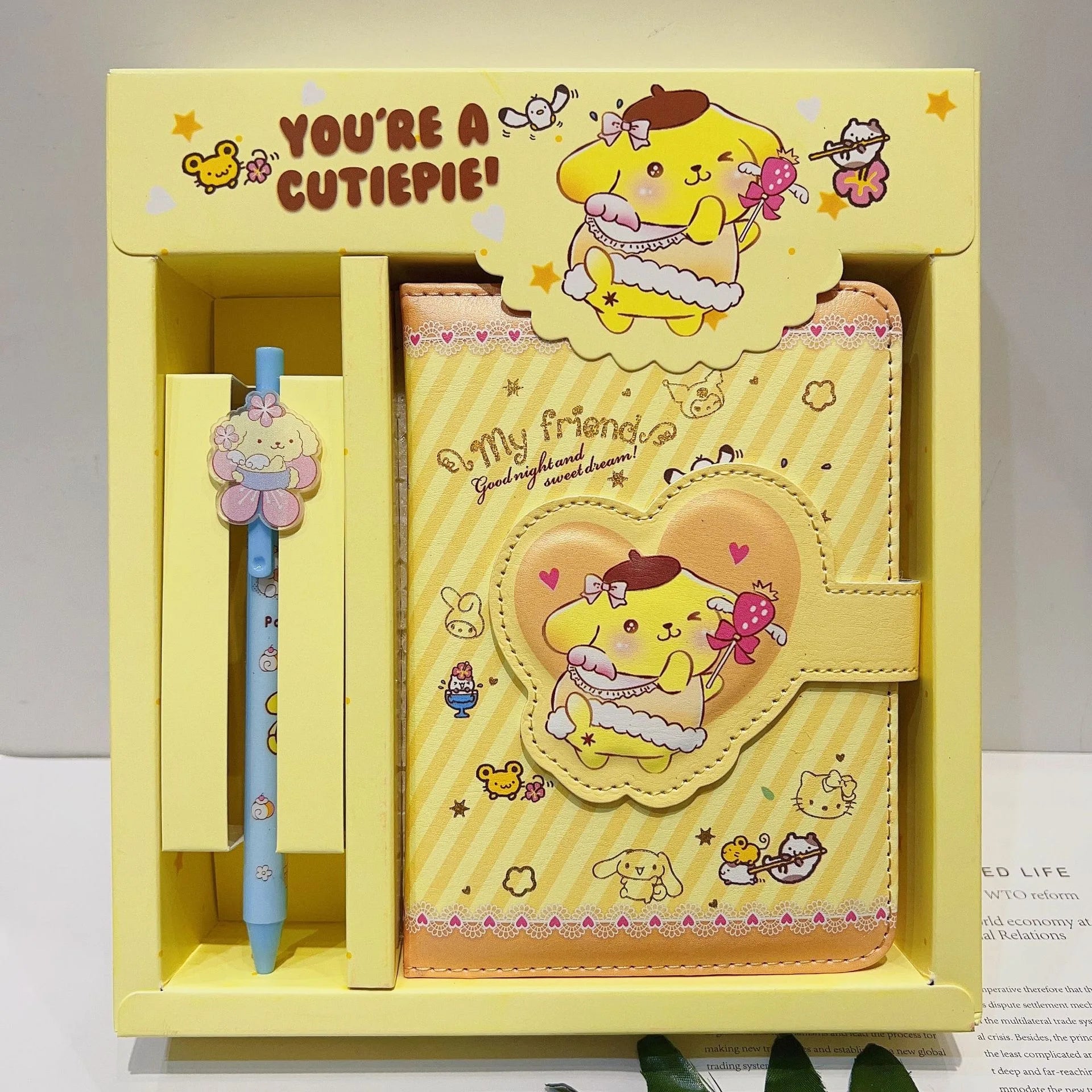Hello Kitty Kuromi Notebook Cute Stationery Set School Supplies - Cake Pops Parties