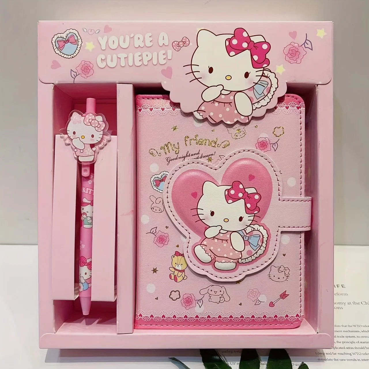 Hello Kitty Kuromi Notebook Cute Stationery Set School Supplies - Cake Pops Parties