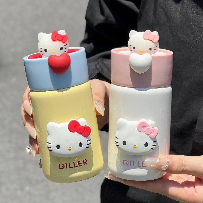Hello Kitty Tea Cup 200/280ml Leak Proof Steel Insulated Separator - Cake Pops Parties