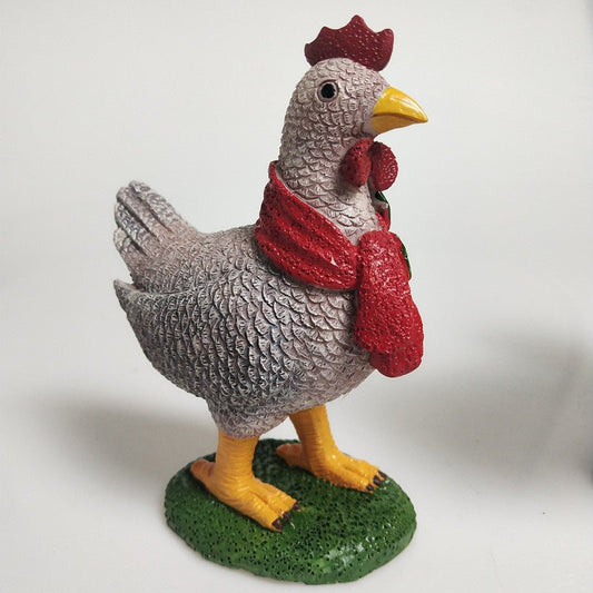 Holiday Chicken Scarf Decoration - Cake Pops Parties