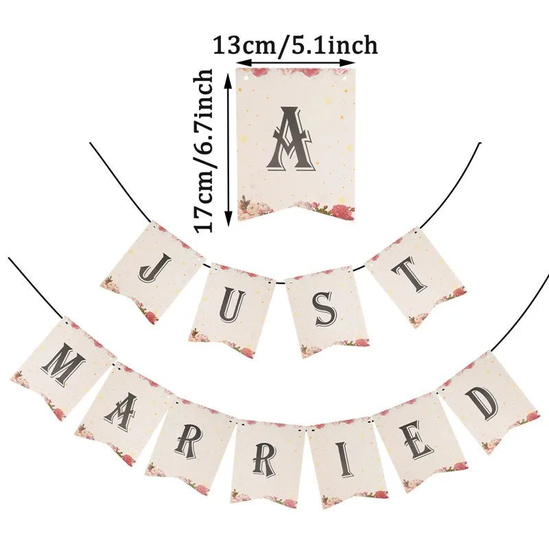 Just Married Confetti Balloon Set - Cake Pops Parties