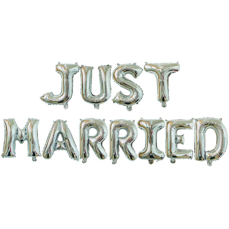Just Married Confetti Balloon Set - Cake Pops Parties