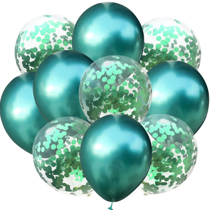 12inch Metallic Confetti Latex Balloons - Cake Pops Parties