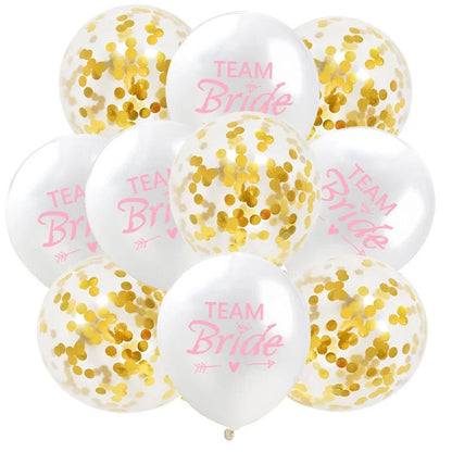 Rose Gold Team Bride Balloons - Cake Pops Parties
