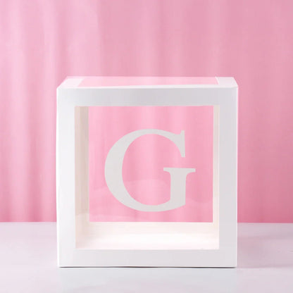 Transparent Balloon Box Baby Shower Decor - Cake Pops Parties