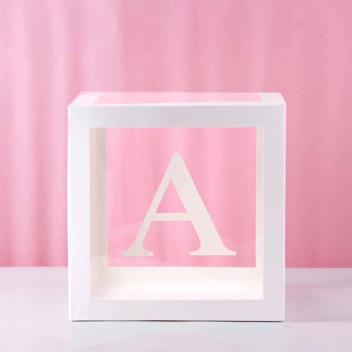 Transparent Balloon Box Baby Shower Decor - Cake Pops Parties