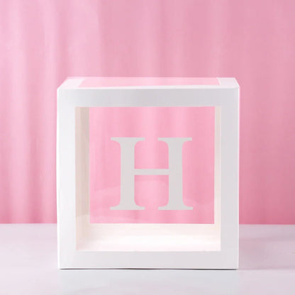 Transparent Balloon Box Baby Shower Decor - Cake Pops Parties