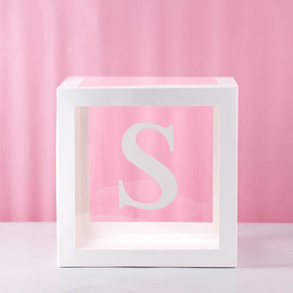 Transparent Balloon Box Baby Shower Decor - Cake Pops Parties