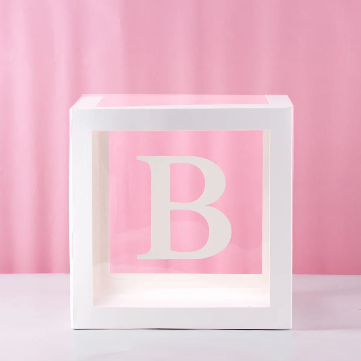 Transparent Balloon Box Baby Shower Decor - Cake Pops Parties