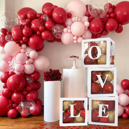 Transparent Balloon Box Baby Shower Decor - Cake Pops Parties