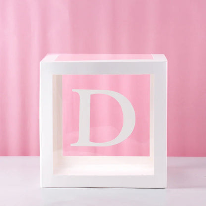 Transparent Balloon Box Baby Shower Decor - Cake Pops Parties