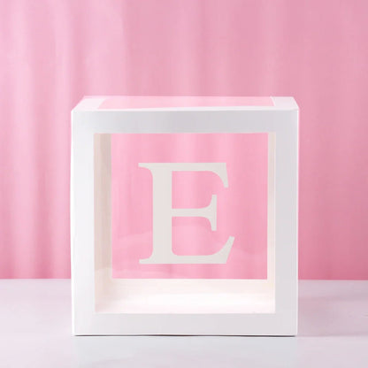 Transparent Balloon Box Baby Shower Decor - Cake Pops Parties