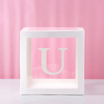 Transparent Balloon Box Baby Shower Decor - Cake Pops Parties